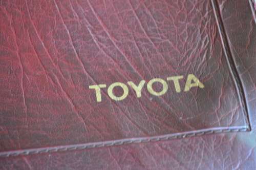 Vintage Toyota Vinyl Carry Bag