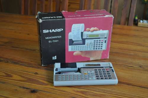 Vintage Sharp Memowriter EL-7001 (selling as is)