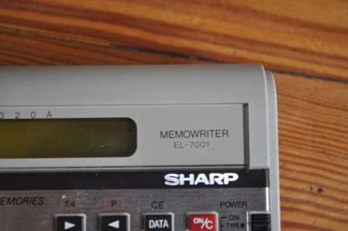 Vintage Sharp Memowriter EL-7001 (selling as is)