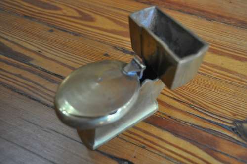 Brass Miniature Toilet Ashtray