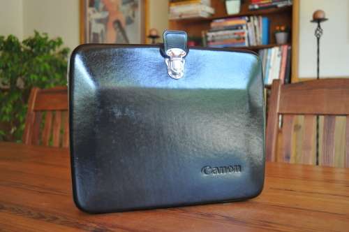 Vintage Canon Leather Carry Case
