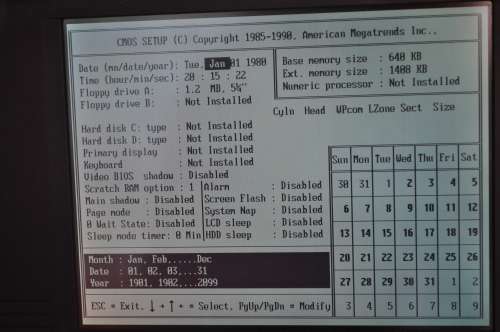 Vintage 386SX Notebook Laptop