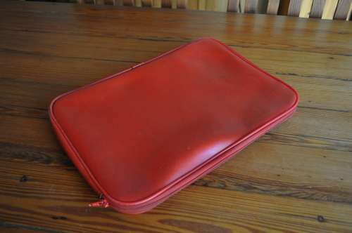 Vintage Triumph International Vinyl Carry Bag