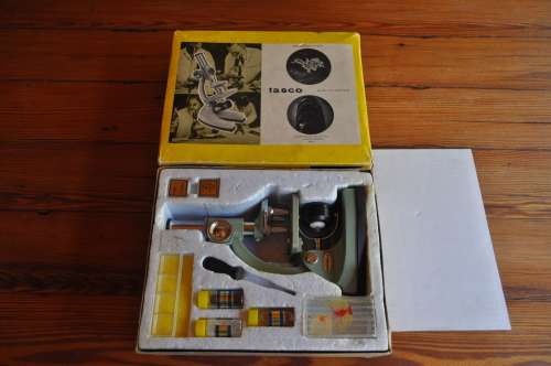 Vintage Tasco Junior Microscope Kit