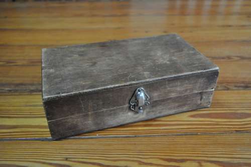 Vintage Wooden Storage Box
