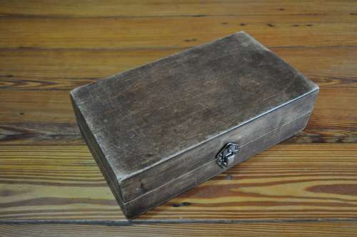 Vintage Wooden Storage Box