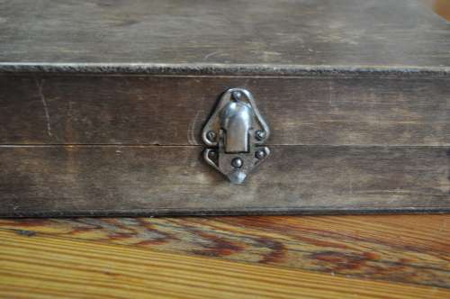Vintage Wooden Storage Box