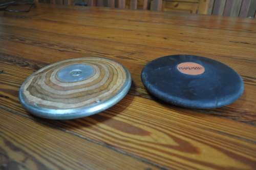 Discus Wood And Metal Plus One Rubber
