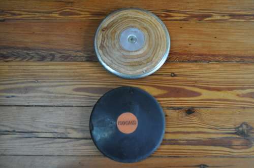 Discus Wood And Metal Plus One Rubber