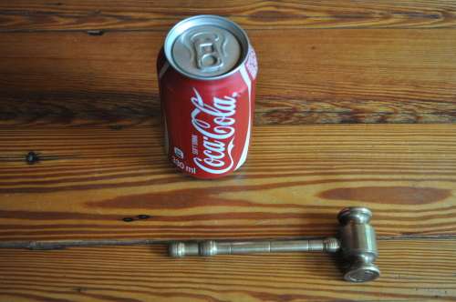 Mini Solid Brass Judges Mallet
