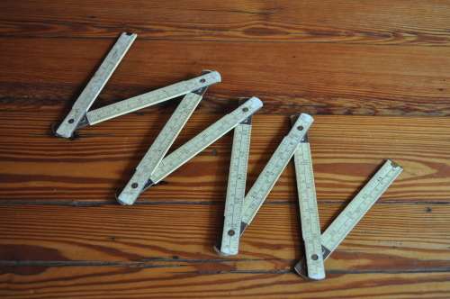 Vintage Folding Ruler London