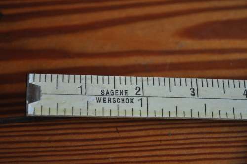 Vintage Folding Ruler London