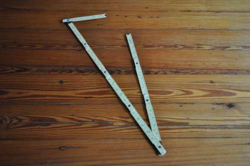 Vintage Folding Ruler London