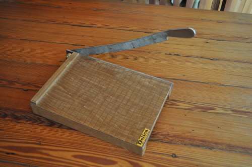 Vintage Paper Cutter Made In Japan