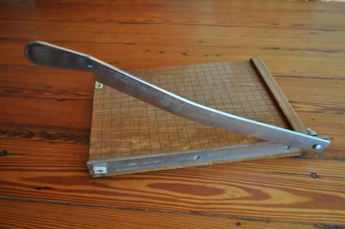 Vintage Paper Cutter Made In Japan
