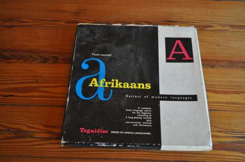 Vintage 1960s Teach Yourself Afrikaans Vinyl Boxset