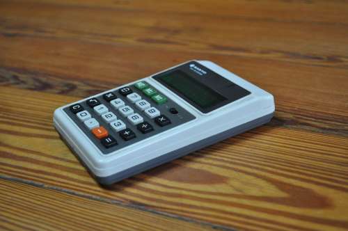 Vintage Sanyo CX-8136NE 1960s Calculator