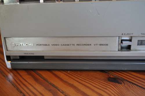 Vintage Hitachi Portable Video Cassette Recorder And Tuner (selling as is)