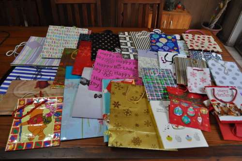 Gift Bags All Different Sizes