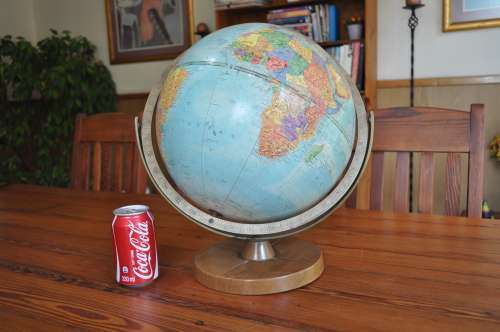 Vintage World Globe 12 inch