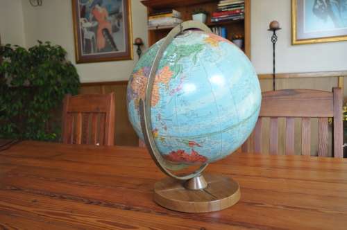 Vintage World Globe 12 inch