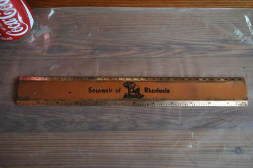 Vintage Souvenir Of Rhodesia Slide Ruler