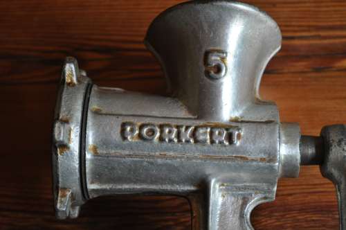Vintage Hand Crank Meat Grinder No 5