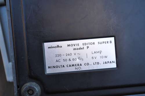 Vintage Minolta 8mm Film Editor