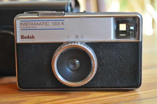 Vintage Kodak Instamatic 133 X 35mm Film Camera