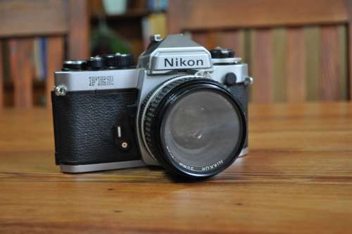 Nikon FE2 35mm Film Camera Lens Nikon 50mm 1:1.8