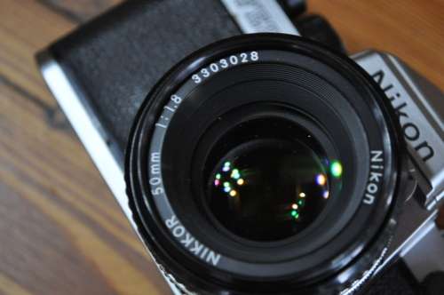 Nikon FE2 35mm Film Camera Lens Nikon 50mm 1:1.8