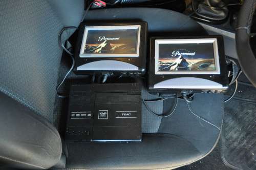 Teac Dual Screen Portable Car DVD Player