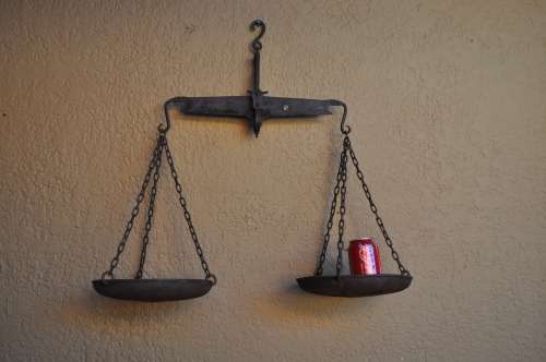 Vintage Iron Balance Scale