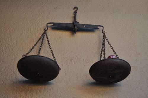 Vintage Iron Balance Scale