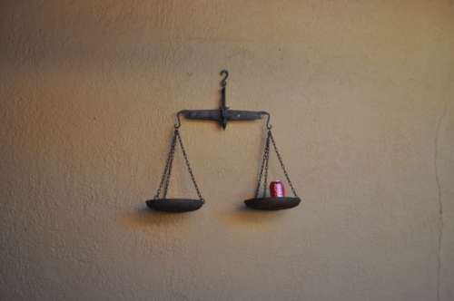Vintage Iron Balance Scale