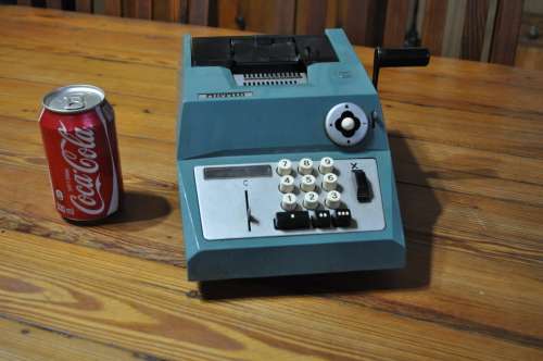 Vintage 1960s Adding Machine Calculator (not tested)