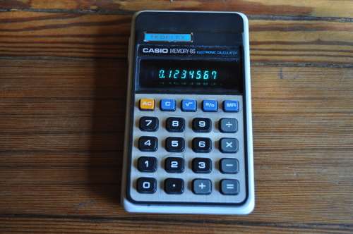 Vintage Casio Tedelex Calculator