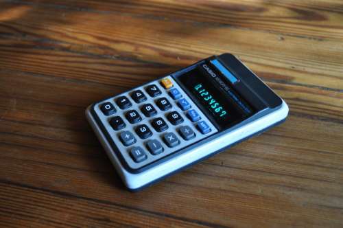 Vintage Casio Tedelex Calculator