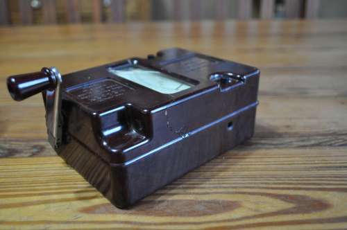 Vintage Megger Isolation Tester (selling as is)