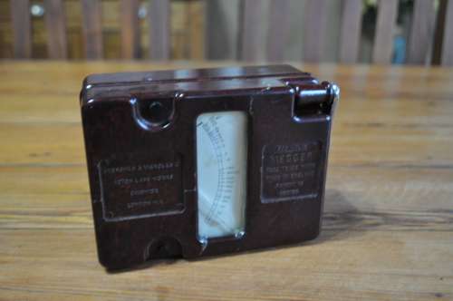 Vintage Megger Isolation Tester (selling as is)