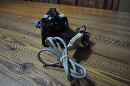 1980s Black Dial Phone