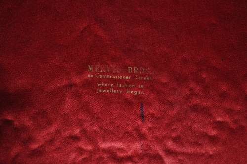 Vintage Mervis Brothers Jewelry Gift Box