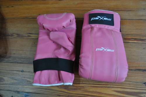 Boxing Mitts And Two Skipping Ropes