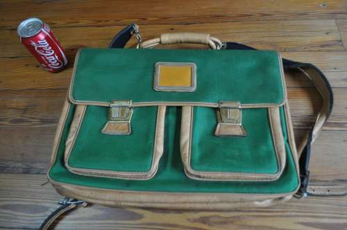 Old School Bag (not sure if its leather)