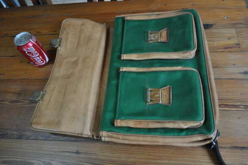 Old School Bag (not sure if its leather)