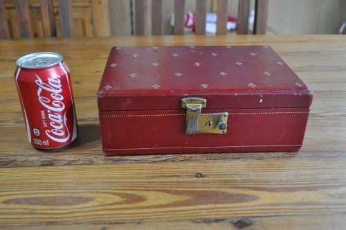 Vintage Red Jewelry Box