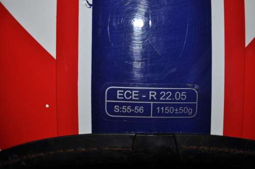 Retro Union Jack Open Face Helmet (please read)