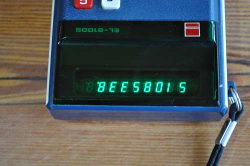 Vintage Sharp EL Calculator