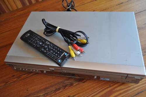 LG DVD Player And VHS Video Cassette Combo Player With Remote