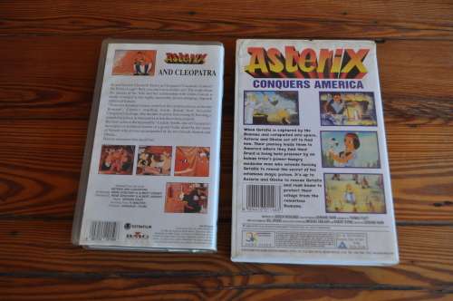 Vintage Asterix VHS Video Cassettes